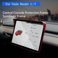 [New Changes]ใหม่♚Pare-Soleil รุ่น Tesla Modèle 3 /Y Cadre De Console Centale Accessoires Intérieur Voiture 2017 - 2023 3 Y