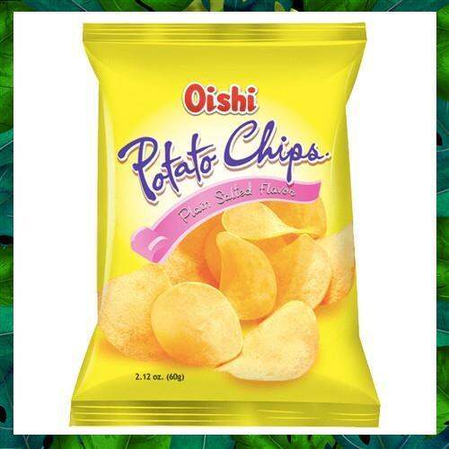 Oishi Natural Potato Chips Plain Salted (60g) [7-Eleven] | Lazada PH