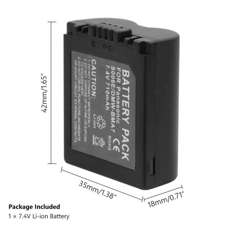 แบตเตอรี่-พานาโซนิค-s006-panasonic-battery-cga-s006-แบตเตอรี่กล้อง-panasonic-cga-s006-s006e-battery-แบตพานาโซนิค-ใช้กับกล้อง-panasonic-lumix-dmc-fz-series