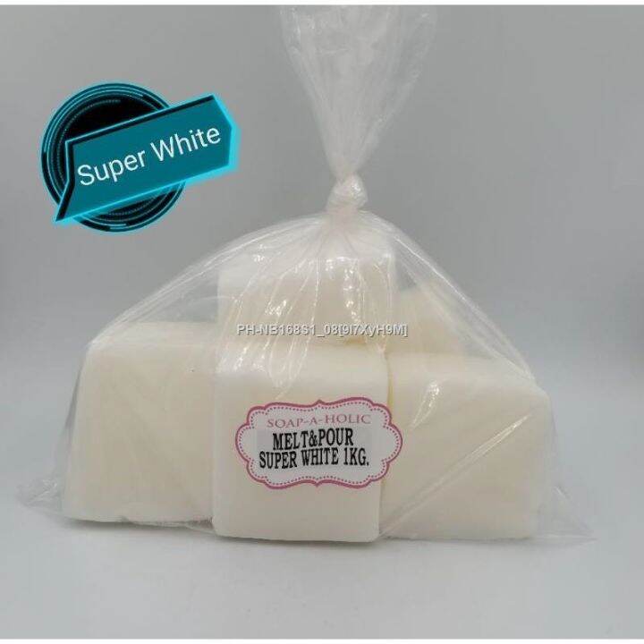 Melt n pour white glycerin soap 1kg Lazada PH