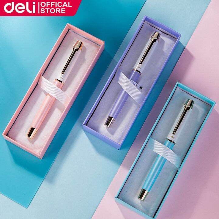 Deli High Quality Fountain Pen Writing Pen Gift Box Packaging Can Be Used For Writing Records