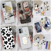 For Vivo Y15s 2021 Case Fashion Cartoon Clear Soft Silicone Slim Back Cover For VivoY15s Y 15 15s VivoY15 4G Phone Bumper Funda