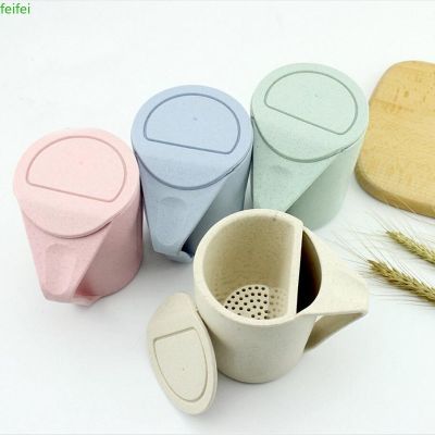The wheat straw milk tea cup creative couple tea cup green wash gargle cup of wheat