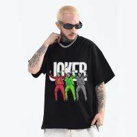 Joker T shirt for Men Women Cotton Loose Clothing Oversize Fashion Inspired Short Sleeve Swag Topเสื้อยืด  UPTU