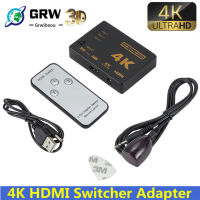 4พัน * 2พัน3D มินิ3พอร์ต HDMI เข้ากันได้สวิทช์1.4b 4พัน Switcher S Plitter 1080จุด3 In 1ออกพอร์ต Hub สำหรับ DVD HD X PS3 PS4