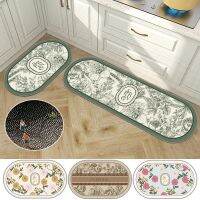 Kitchen Rugs Mat Cushioned Anti Fatigue Entrance Kitchen Rug Anti Slip Bathroom Carpet Hallway Absorbent Mat Long Area Rug 주방매트