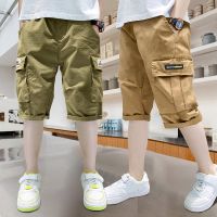 【CC】 Shorts Boys Kids Fashion Short Trousers Elastic Waist Loose Children Pants Clothing