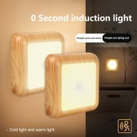 ✾✆❄ Motion Sensor LED Night Light Battery Powered Cabinet Night Lamp Bedside Lights For Home Closet Lighting Power Supply