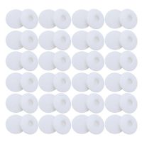 20 PCs Noise Memory Silicone Eartips In Ear Earphone Earbud Sponge Earmuffs Ear Eartips For Flat Head Earphone Earbuds Accessory