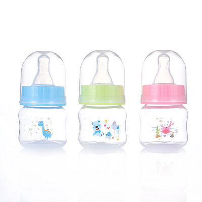 Newborn Baby Standard Caliber 50ml Feeding Bottle Horizontal Drop-Resistant Pet Milk Bottle Maternal and Child Supplies