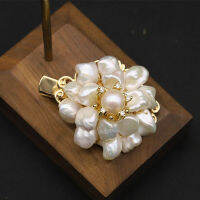 Factory Outlet Pearl Hair Clip Fashion Korean New Retro One -Word Folding Hand -Handed Card Loss, Natural