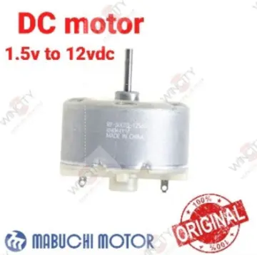 12V Brushed Motor,150W 0.32A DC Motor,Large Torque - Rated speed