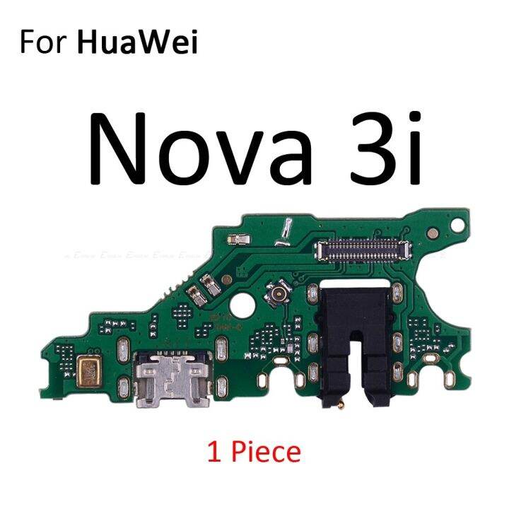 ขั้วต่อพอร์ตชาร์จชิ้นส่วนบอร์ดสายดิ้นพร้อมไมโครโฟนไมค์สําหรับ-huawei-nova-7i-7-6-se-5t-5i-4e-4-3-3i-3e-2s-2i-2-plus