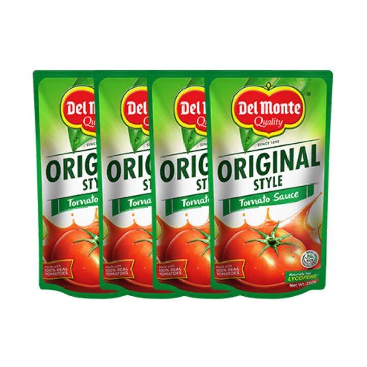 Del Monte Tomato Sauce Original Style 250g Pack Of 4 Lazada Ph 6266