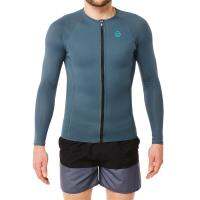 เสื้อดำน้ำตื้นสำหรับผู้ชาย สีเทา ML SNK 500 1.5MM MEN’S NEOPRENE SNORKELLING TOP GREY SUBEA