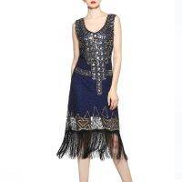 Fringe Dress Jazz Age 1920S Vintage แรงบันดาลใจ Great Gatsby Art Deco Charleston Downton Aey ชุดแต่งงานเพื่อนเจ้าสาว