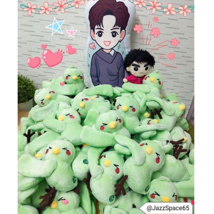 ตุ๊กตานกเขียว-ตุ๊กตานก-got7-hug-bird-บริการเก็บเงินปลายทาง