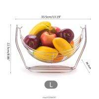 Metal Swing Fruit Basket Storage Bowl Plate Vegetables Display Stand Rack Kitchen Decoration Nordic Minimalist M13 21 Wholesales