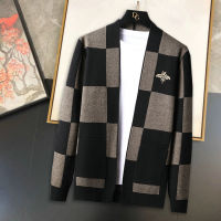 [คุณภาพสูงสุด] Original G + 2022ล่าสุดลายสก๊อตเก๋ Cardigans แขนยาว Checkered หลวมเสื้อกันหนาวผู้ชายฤดูใบไม้ร่วง/ฤดูหนาวธุรกิจเสื้อลำลอง