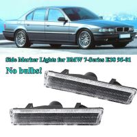 1 Pair Car Front Turn Signal Lamp Side Marker Lights Replace For BMW 7 Series E38 1995-2001 Signals Lamps Assembly Car LightsSignal Light Assemblies P