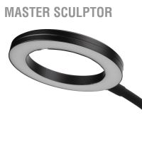 Master Sculptor โคมไฟ Led ตั้งโต๊ะหรี่แสงได้พร้อมคอห่านยืดหยุ่นชาร์จสาย Usb สําหรับสักเล็บ