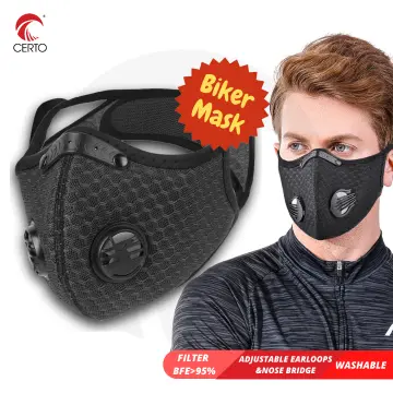 CERTO Washable Face Mask KN95 PM2.5 Dust Mask Activated Carbon