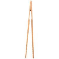 60PCS Bamboo Toaster Tongs, 7 Inch Wood Kitchen Tongs, Reusable Wood Cooking Tongs, for Toast, Cooking, Bread, Fruit Tea