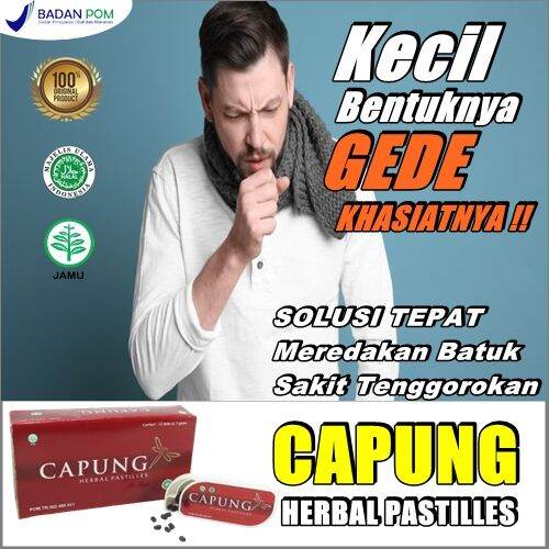 PROMO Obat Batuk Berdahak Tenggorokan Sakit Permen Capung Herbal ...