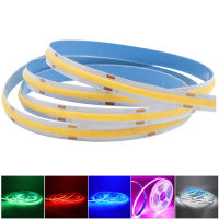 COB LED Strip Light 336 LEDs High Density Flexible ice BluePinkRedpurple DC12V 24V Warm Nature Cool White LED Tape