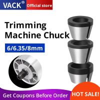 6mm / 6.35mm / 8mm Collet Chuck พร้อมเครื่องแกะสลักน็อตแกะสลักเครื่องตัดไฟฟ้า Bits Set Milling Cutter Accessories