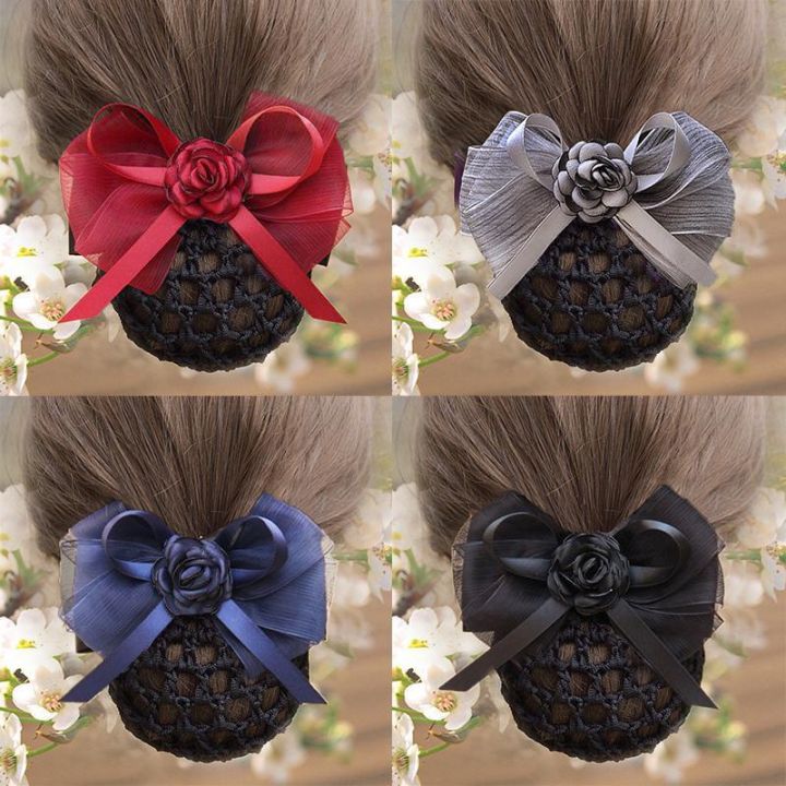 new-head-flower-professional-female-nurses-stewardesses-hair-net-hotel-bank-employees-to-wear-at-work-hair-net-hair-clips