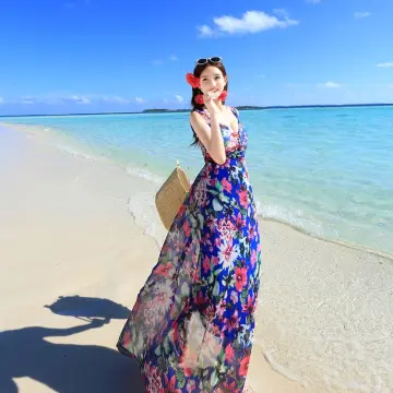 Beach top hawaiian dresses