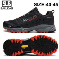 SALUDAS Hiking Shoes Men Non-Slip Outdoor Sneakers Wear-Resistant Breathable Running Shoe Lightweight Walking Sneakers Male