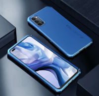 สำหรับ OPPO Reno 4 / Reno4 Pro / Reno4 SE หรูหราบางเฉียบแฟชั่นโลหะอลูมิเนียมกรณีโทรศัพท์มือถือปกหลัง (Black &amp; Silver)