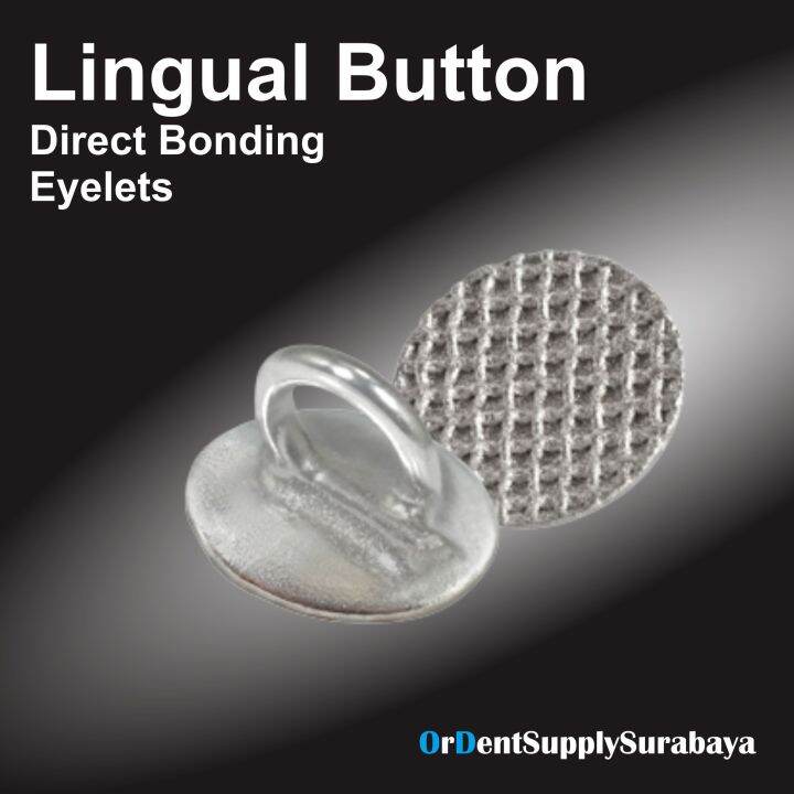 Dental Lingual Button Direct bonding Eyelets Round isi 10 /Dental