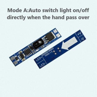 【Worth-Buy】 สวิทช์เซ็นเซอร์ไออา Led แบบสั้น Distance12v/24ตู้สำหรับแถบเชิงเส้นอลูมิเนียมโปรไฟล์เซ็นเซอร์อินฟราเรดสวิตช์กวาดมือ