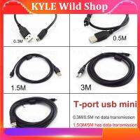 KYLE Wild Shop Mini USB Cable T-port mini USB Data Cable 0.3M 0.5M 1.5M 3M 5M USB To USB Fast Charger For MP3 MP4 Player DVR Digital Camera