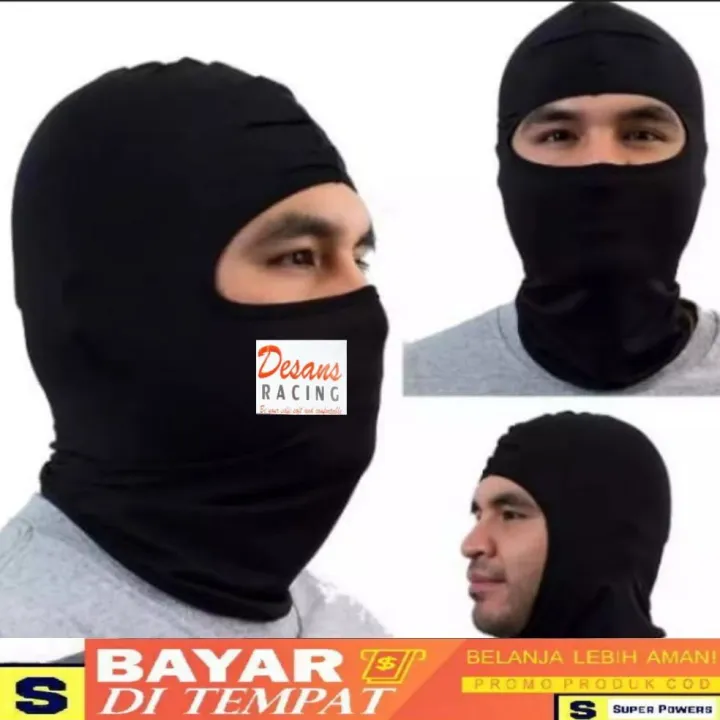 Balaclava Masker Motor Sarung Kepala Helm ninja Desane original Buff ...