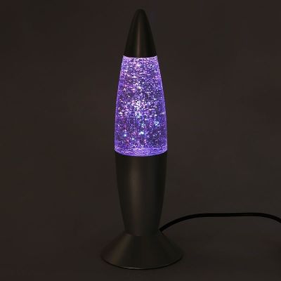 New Brand 1pc 3D Rocket Multi Color Changing Lava Lamp RGB LED Glitter Party Mood Night Light Christmas Gift Bedside Night lamp Night Lights