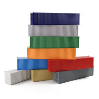 9pcs HO Scale 1:87 40ft Blank Shipping Container Model Trains Cargo Box No Print Pure Color C8740 Tapestries Hangings