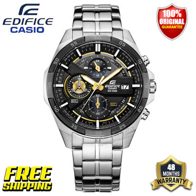 Edifice G-shock EFR-556 ของแท้ผู้ชายแฟชั่นธุรกิจกีฬานาฬิกาควอตซ์ปฏิทินนาฬิกากันกระแทกกันน้ำเหล็กวงรับประกัน 4 ปี EFR-556D-1A