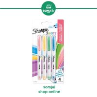 Sharpie - ชาร์ปี้ Highlight ปากกา ปากกาไฮไลท์ ปากกาเน้นข้อความ รุ่น Note Set 4ด้าม คละสี