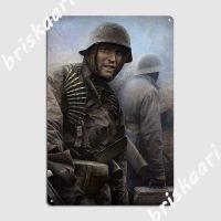 【YF】♝∋❄  German Wwii Poster Metal Plaque Bar Design Wall Tin Sign