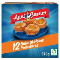 Aunt Bessies 12 Bake at Home Yorkshire Puddings 370g อ้าน 12 เบค แอท โฮม ยอร์คเชียร์ พุดดิ้ง 370 กรัม