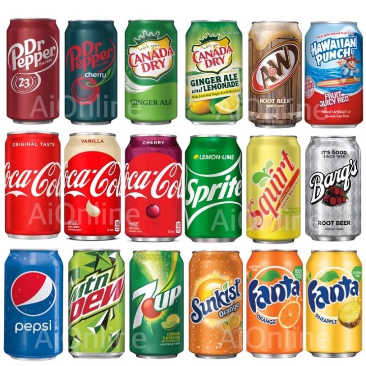 Spot goods Imported Soda In Can -12Oz (Dr. Pepper Canada Dry Barq’s ...