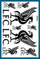 สติกเกอร์ หงส์แดง L.F.C (สีดำ) สติกเกอร์ ตัด ไดคัท แต่งรถ ทีมฟุตบอล สำหรับติดตกแต่งเพื่อความสวยงามให้กับอุปกรณ์ต่างๆ  จำนวน 1 แผ่น