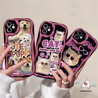 เคสลายการ์ตูนรูปสัตว์สำหรับ Realme C25 C55 C35 5S 9i 5i C11 C33 C53 6i 5 7i C31 C1 C15 C20 C30 C2 C21Y หมาแมวน่ารัก C25s C25Y C20A 3D ขอบโค้งงอกรอบแบบนิ่ม