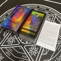 【HOT】☇◘№ English Holographic Cards for Beginners with Guidebook Board Games Classic Runes Divination