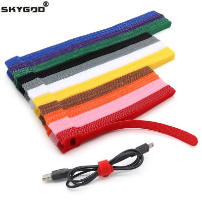 50/100pcs Releasable Cable Ties Plastics Fastening Reusable Cable tie Straps Nylon Wrap Zip Bundle Bandage Tie 150 200 250 300mm