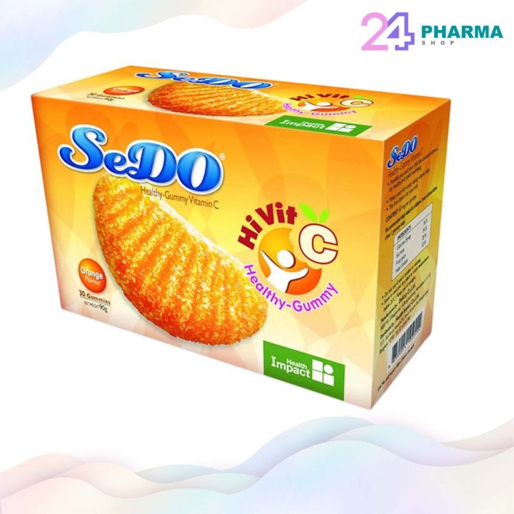 SEDO (กล่อง30ชิ้น) เยลลี่ซีโด้รสส้ม เข้มข้น